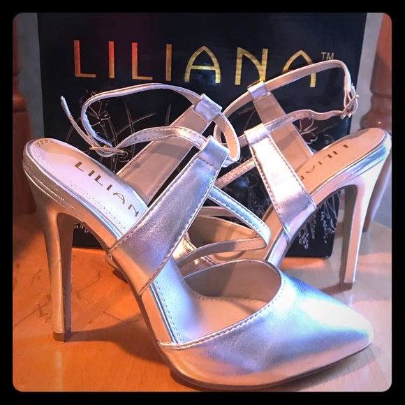 Liliana Shoes - Liliana Stilettos style Rubik-6 Silver